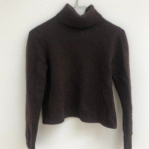 Reformation vintage cropped turtleneck sweater